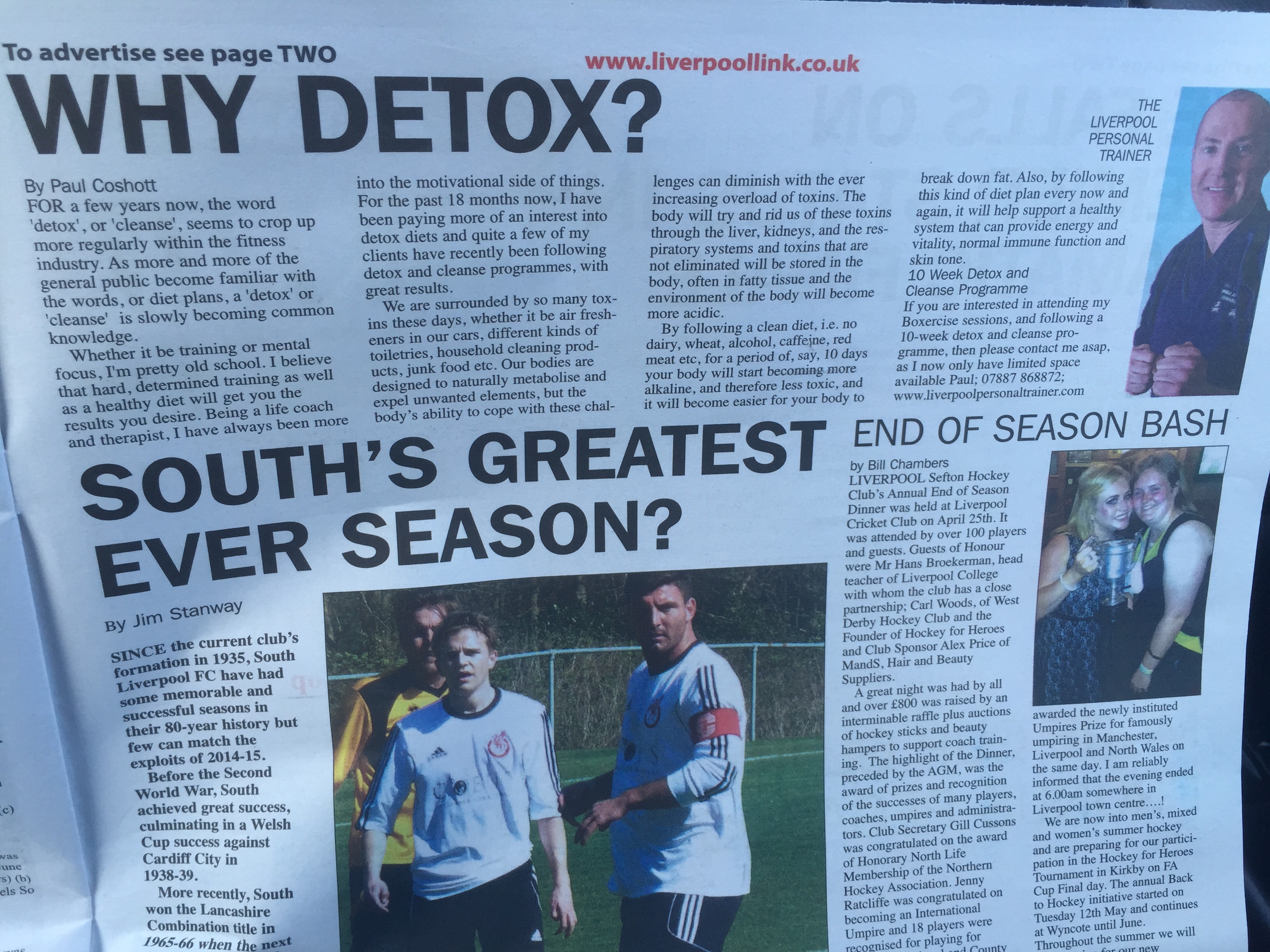 “why detox?” My latest article is out now in ‘The Link’ newspaper, North and South Liverpool 