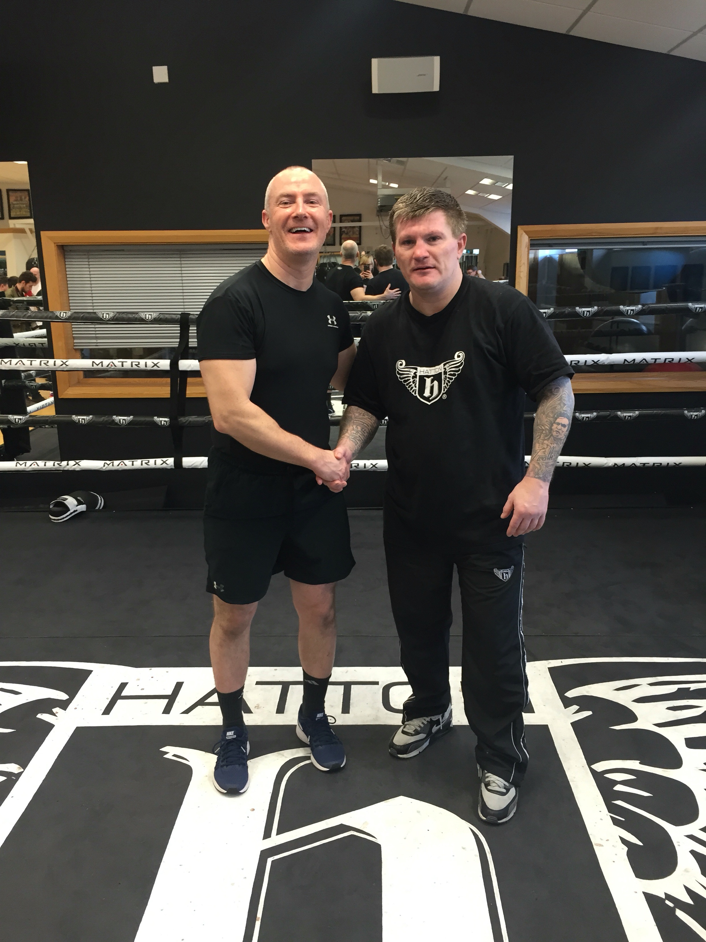 Training with Ricky Hatton