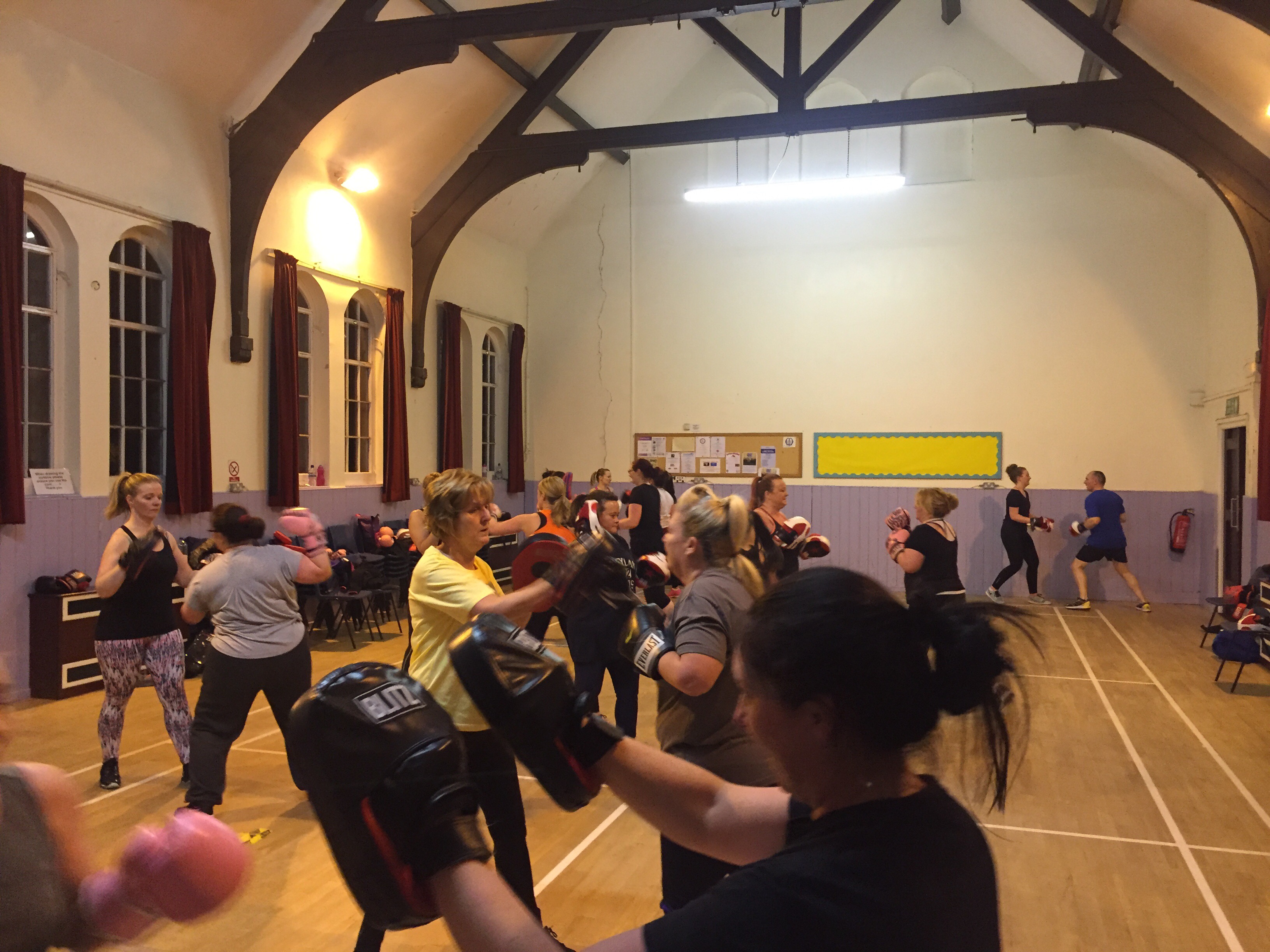 Another Fully Booked Boxercise class tonight